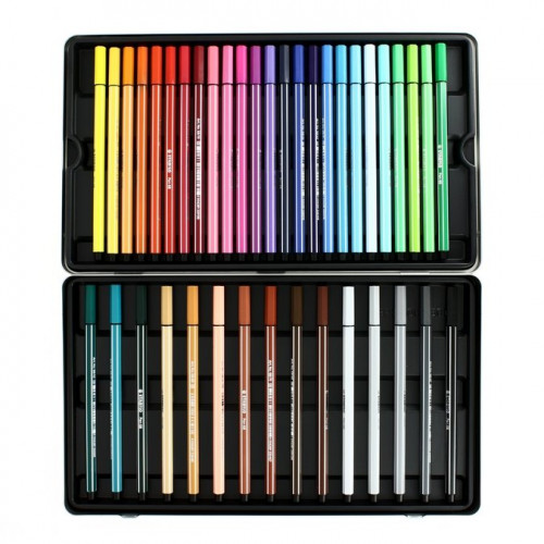 Feutres Stabilo Pen 68 - 40 couleurs assorties