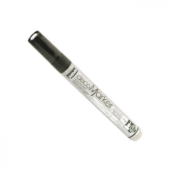 DecoMarker - Feutre peinture pointe extra-fine 0,7 mm - Argent précieux