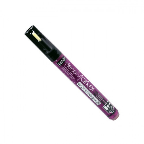 DecoMarker - Feutre peinture pointe ronde 1,2 mm - Violet vif