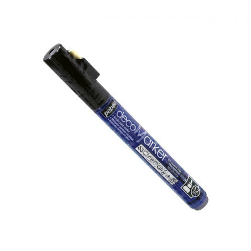 DecoMarker - Feutre peinture pointe ronde 1,2 mm - Bleu outremer