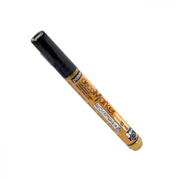 DecoMarker - Feutre peinture pointe ronde 1,2 mm - Ocre