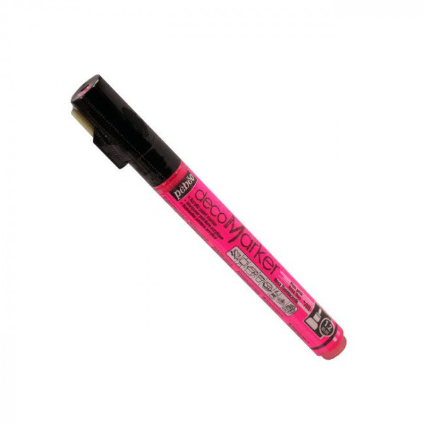 DecoMarker - Feutre peinture pointe ronde 1,2 mm - Rose fluo