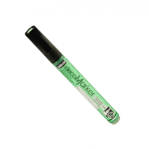 DecoMarker - Feutre peinture pointe ronde 1,2 mm - Vert précieux