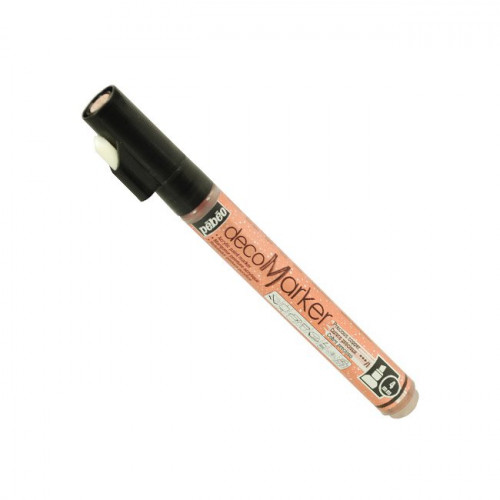 DecoMarker - Feutre peinture pointe biseautée 4 mm - Cuivre précieux