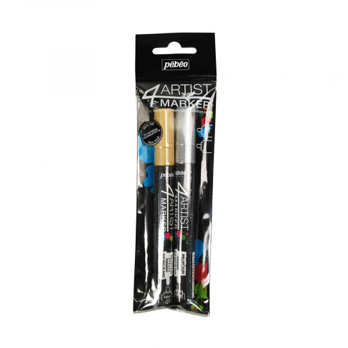 4Artist Marker - Or et argent - 2 pcs