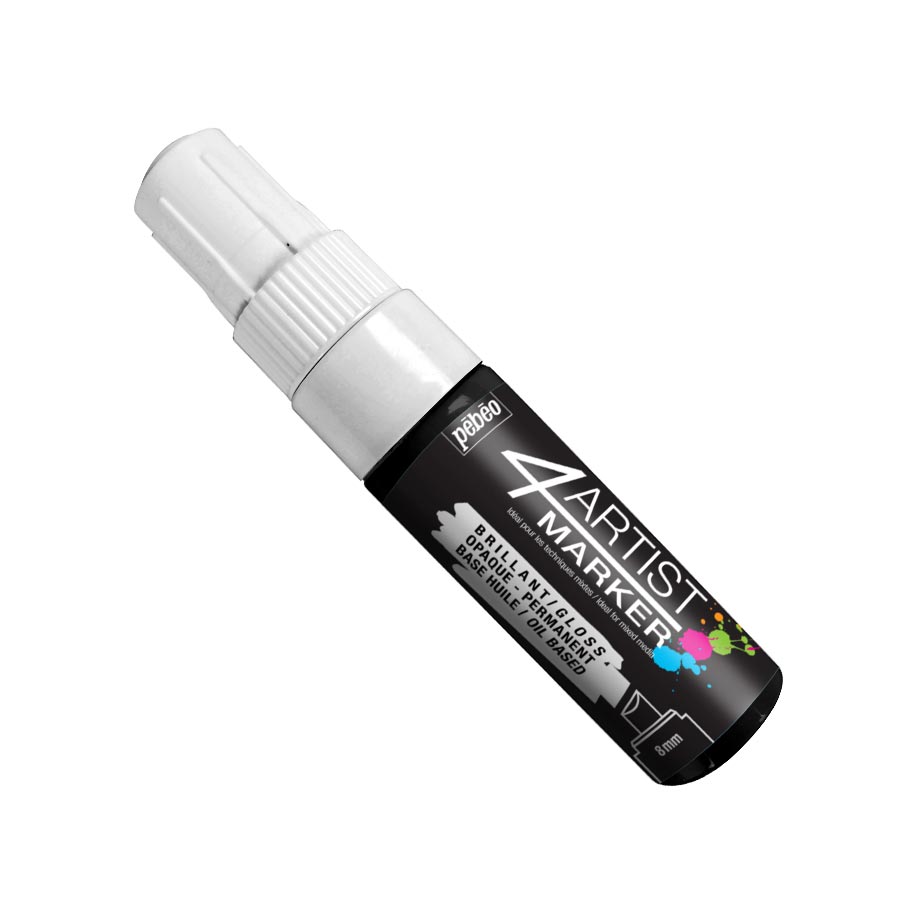 4Artist Marker - 8 mm - blanc