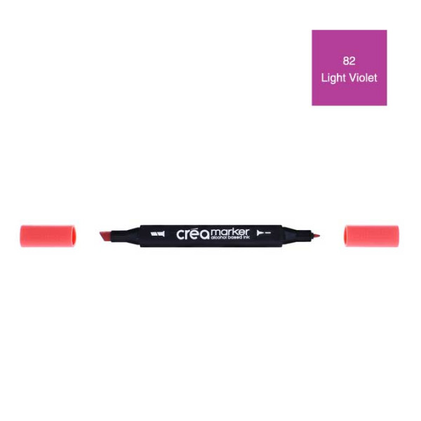 Marqueur à base d'alcool - double-pointe - Light Violet 082
