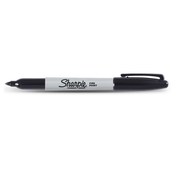 Marqueur permanent pointe fine 0,9 mm - Noir