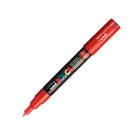 Marqueur Posca trait extra fin 1 mm - Boite de 14 couleurs assorties