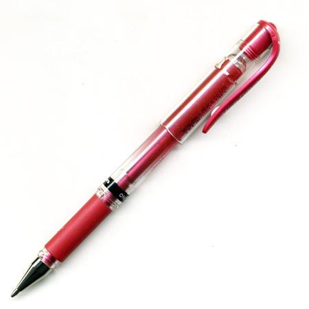 Roller Encre Gel Signo Broad 1 mm - Rouge métallique
