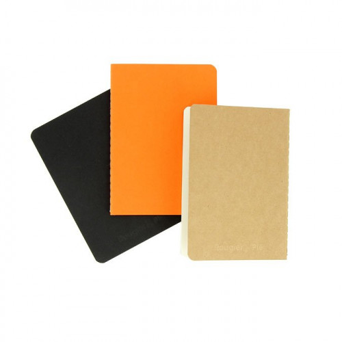 3 carnets unis 100g - 32 pages - A6