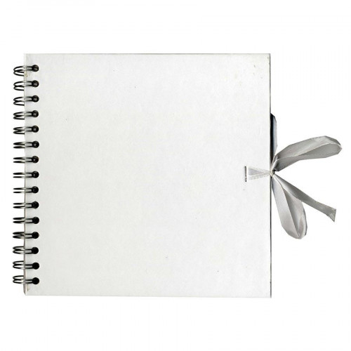 Album brut à décorer - blanc - 30 x 30 cm