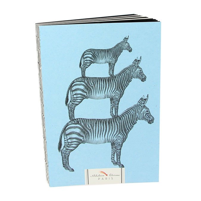 Carnet Artbook Zebra - 14 x 21 cm