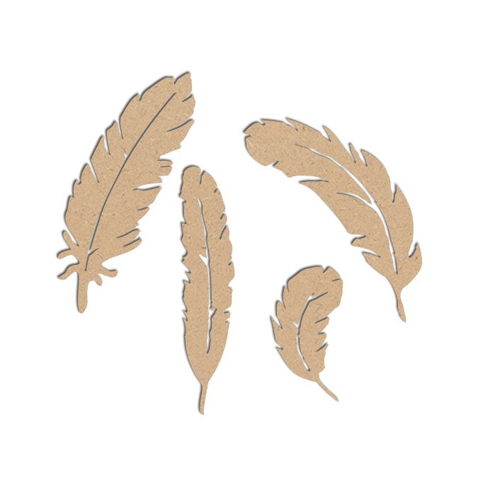 Plumes blanches - Vente en ligne de 10 plumes mesurant de 12 à 18 cm