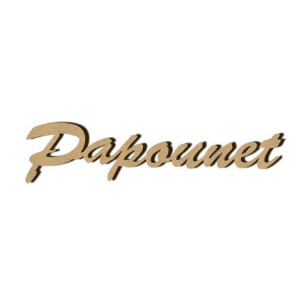 Mot en bois Papounet - 1,3 x 5,7 cm