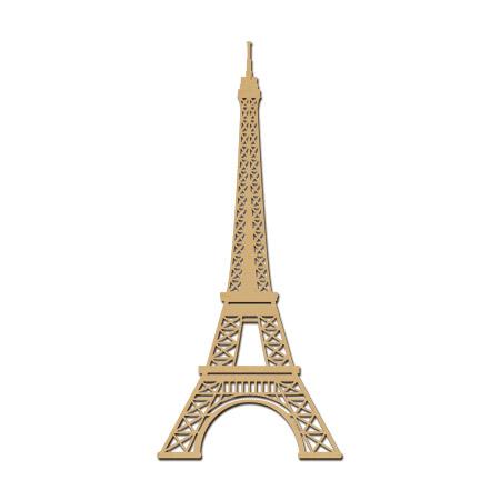 upport en bois medium Tour Eiffel 19 x 8 4 Scrapmalin