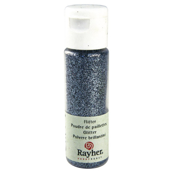 Poudre de paillettes ultrafine - bleu clair - 20 ml