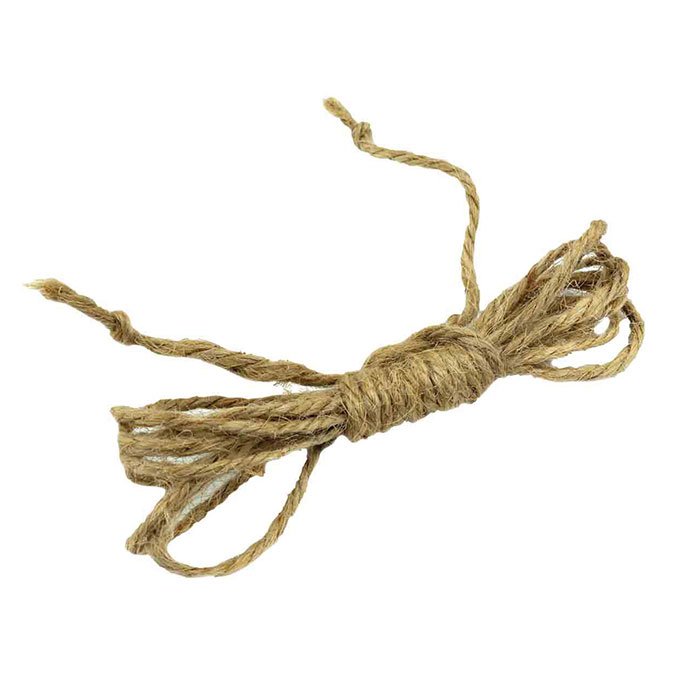 Corde En Jute/kénaf - Diamètre 10mm, Longueur 50m - Pour Décoration, Bricolage, Ameublement, Loisirs Créatifs
