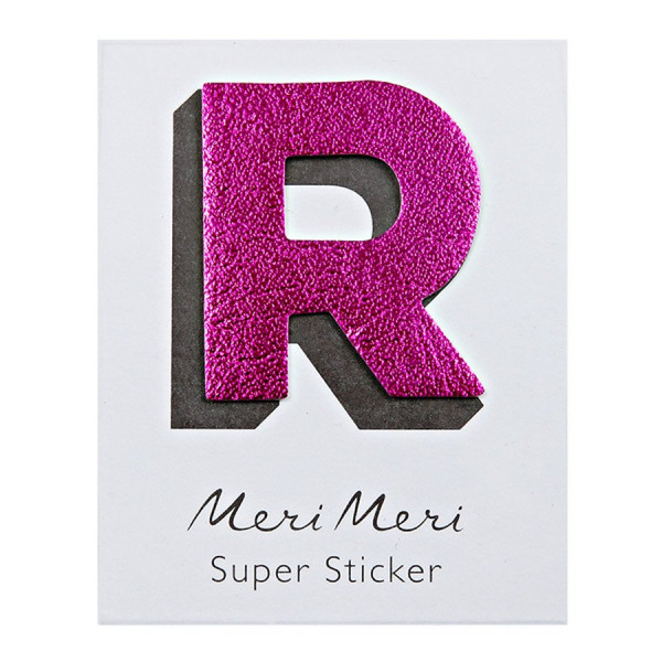 Stickers - Pailletés - Lettre R