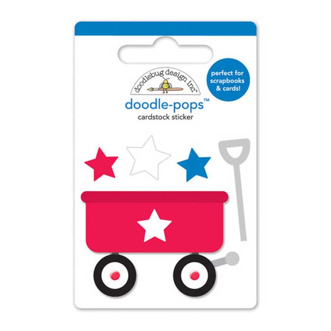 Yankee Doodle - Stickers 3D Doodle Pops - Petit wagon