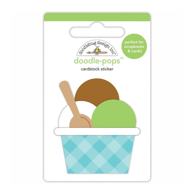 Stickers 3D Doodle Pops - Boules de glace