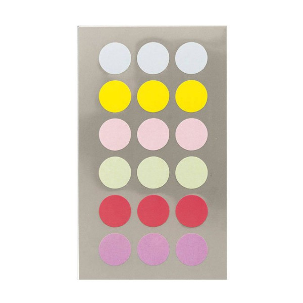 Gommettes - Ronds - Pastels - 15 mm