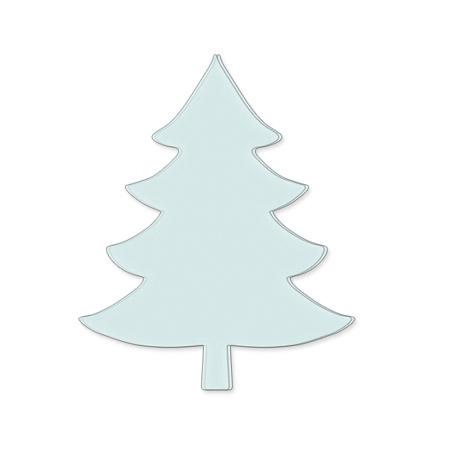 Sujet en plexiglas - Sapin - 5*4 cm