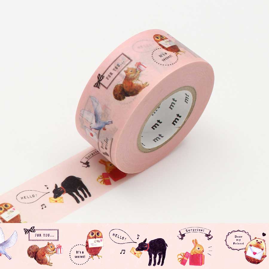 Masking Tape Pack - Animaux - permanent - 2,5 cm x 15 m