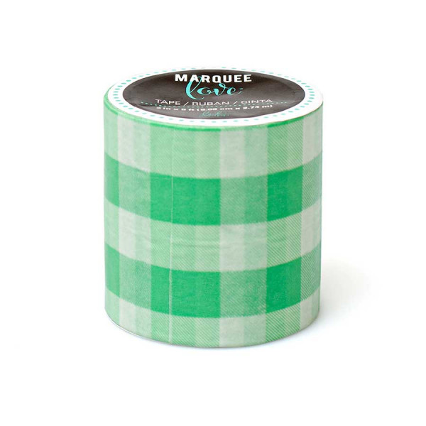 Masking Tape- 5 cm x 2,7 m - Vichy vert et blanc