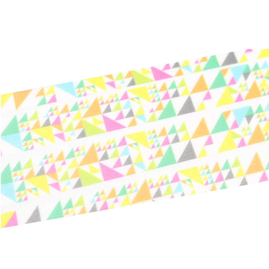 Masking Tape - Triangles rose Sankaku - 1,5 cm x 10 m