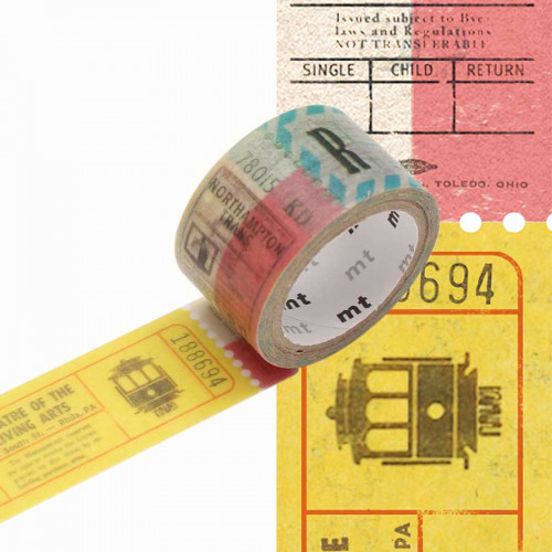 Masking Tape -  Tickets - prédécoupé - 2 cm x 3 m