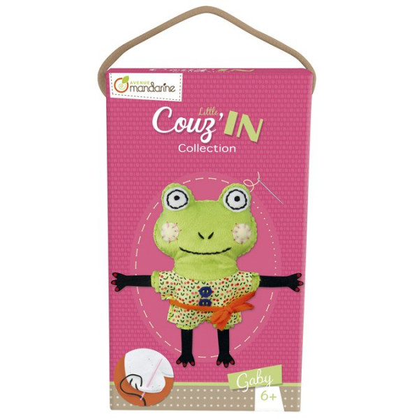 Little Couz'in - Peluche à confectionner - Gaby la grenouille