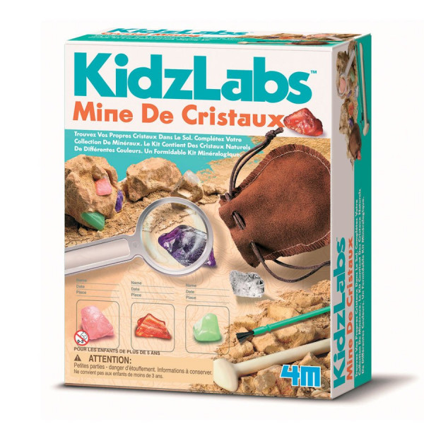 Kidzlabs - Kit de la mine de cristaux