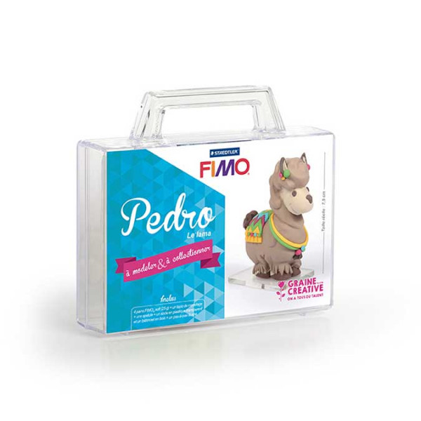 Kit de modelage Fimo Figurine Pedro le lama