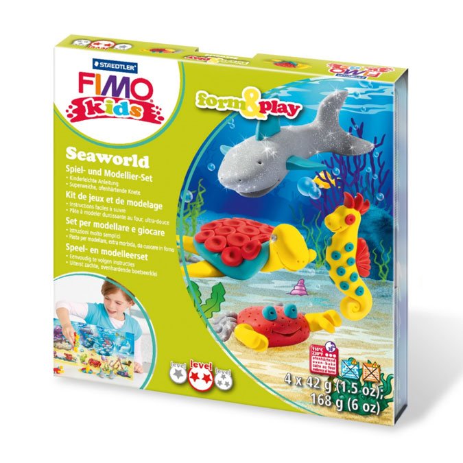 Kit de modelage Fimo Kids Monde marin