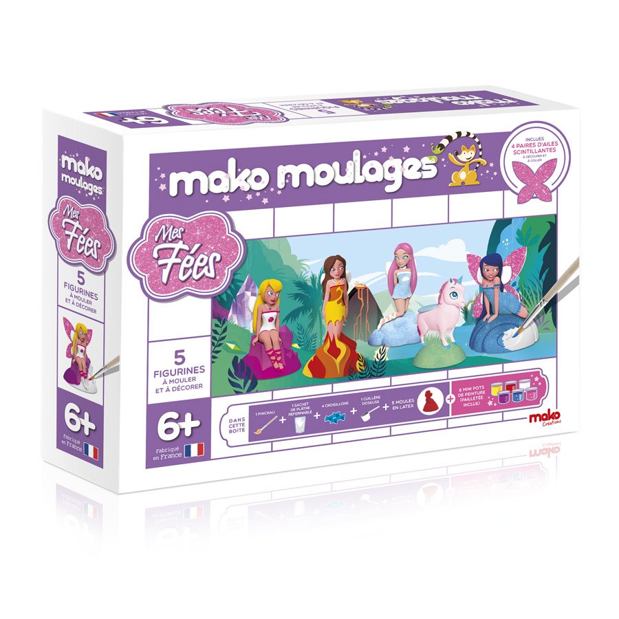 Mako Moulages - Mes fées - 5 moules