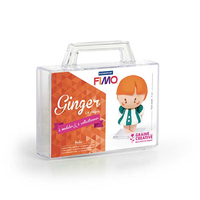 Kit de modelage Fimo Figurine Ginger La Chipie
