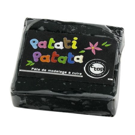 Pâte à modeler polymère Patati Patata - noir - 50 g