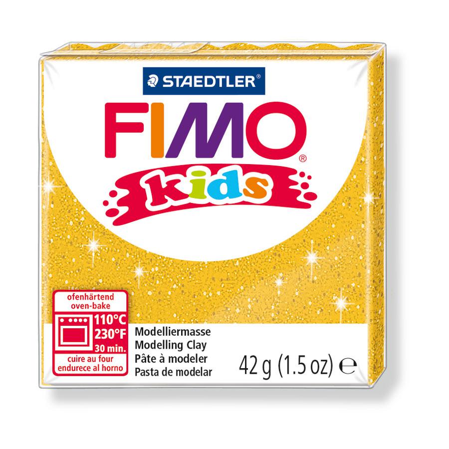 Fimo Kids - Or Pailleté - 42 g