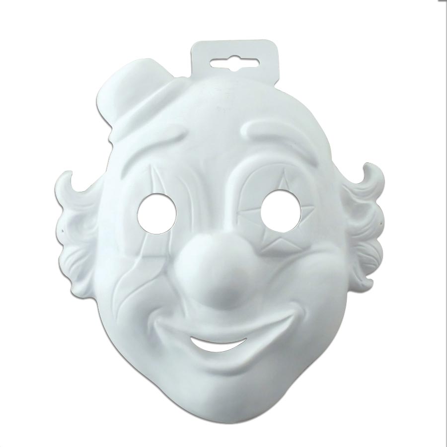 Masque en plastique - Clown - 1 pcs