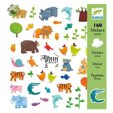 Stickers - Animaux - 160 pces