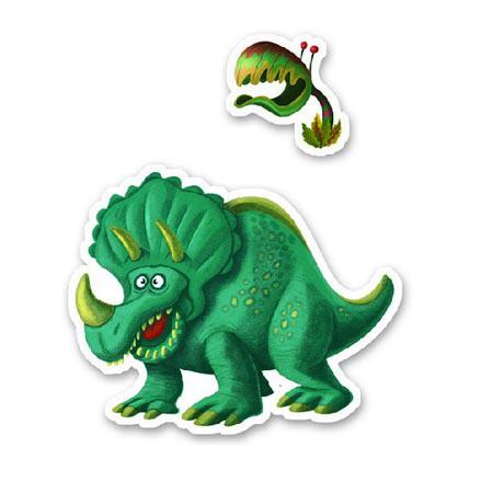 Stickers - Dinosaures - 160 pces