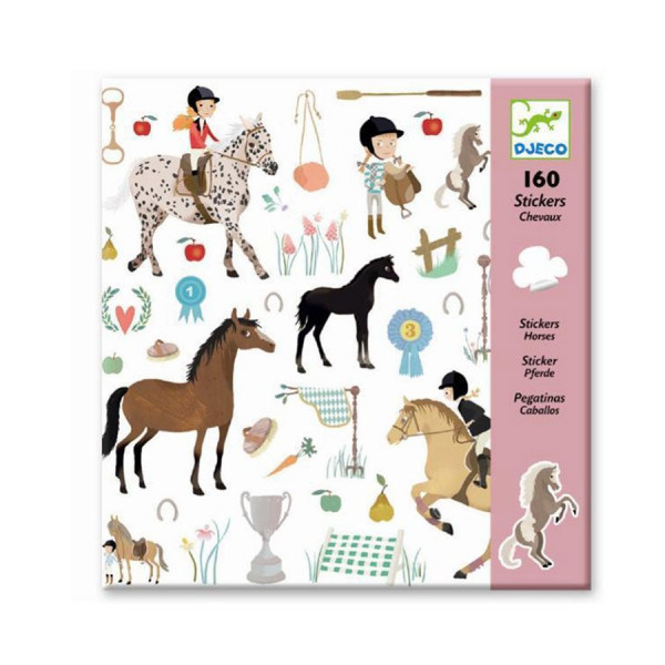 Stickers - Les chevaux - 160 pcs