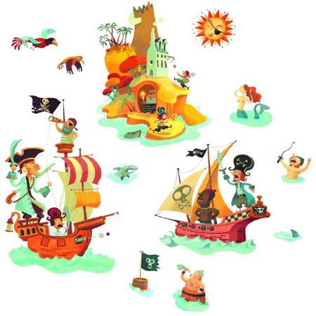 Stickers - Pirates - 160 pces