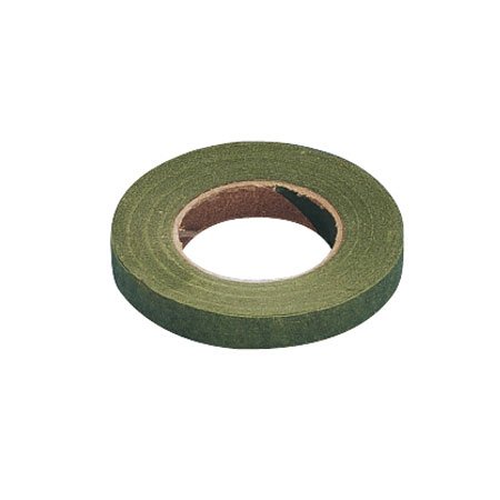 Ruban crépon - Olive - 1,3 cm x 27,5 m