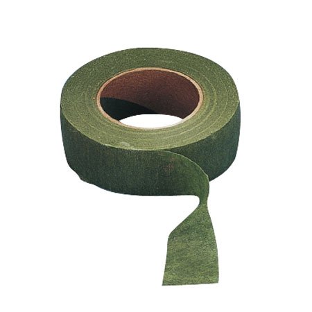 Ruban crépon - Olive - 2,6 cm x 27,5 m