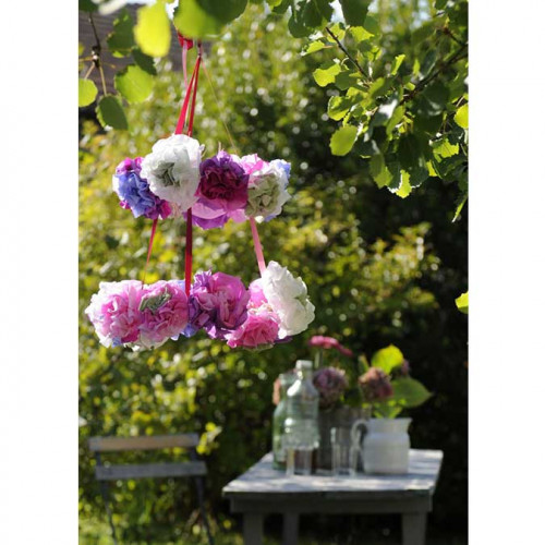 Papier crépon 32 g/m² - Violet - 0,5 x 2,5 m