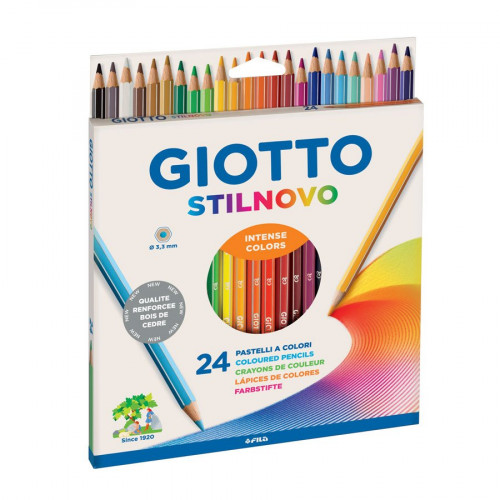 Crayons de couleur Stilnovo - 24 pcs