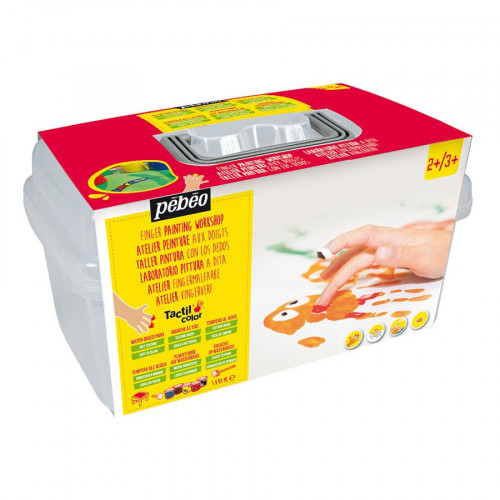 Atelier Gouache aux doigts Tactilcolor 5 x 40 ml