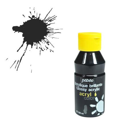 Acrylcolor - 150 ml - Noir